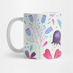 Kennington Flowers Watercolor Painting Mug